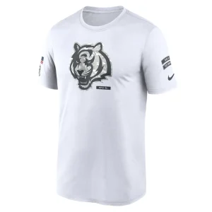 Cincinnati bengals nike 2024 salute to service legend performance t shirt White M