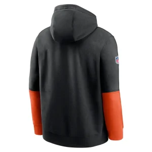 Cincinnati bengals nike 2024 sideline club pullover hoodie Black L