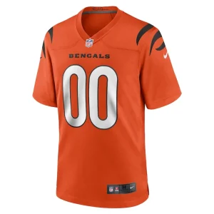 Cincinnati bengals nike alternate game custom jersey Orange M