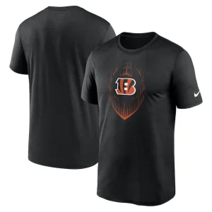 Cincinnati bengals nike big tall blitz legend icon t shirt Black