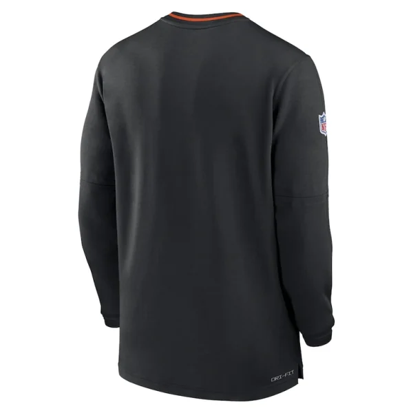 Cincinnati bengals nike coach half zip sweatshirt Black L