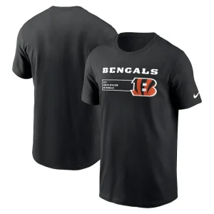 Cincinnati bengals nike division essential t shirt Black