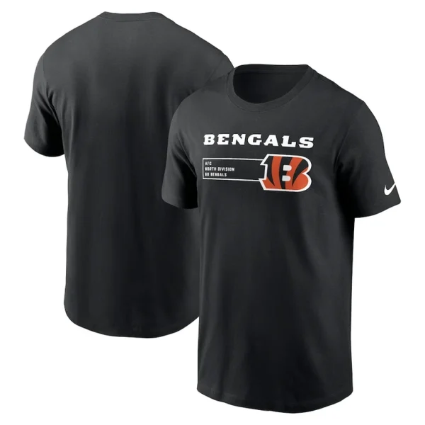Cincinnati bengals nike division essential t shirt Black