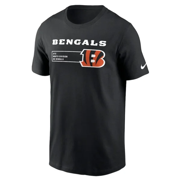 Cincinnati bengals nike division essential t shirt Black M