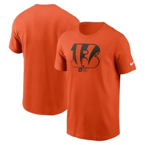 Cincinnati bengals nike faded essential t shirt Orange