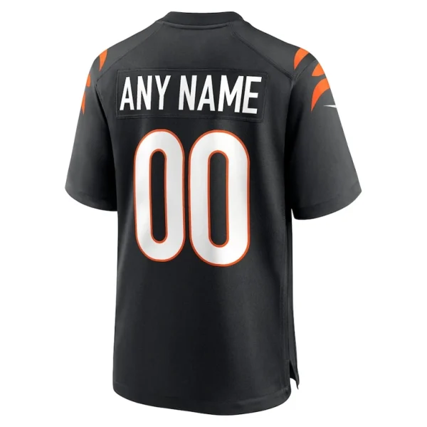 Cincinnati bengals nike game custom jersey Black L