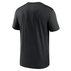 Cincinnati bengals nike horizontal lockup legend performance t shirt Black L