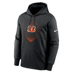 Cincinnati bengals nike icon performance pullover hoodie Black M