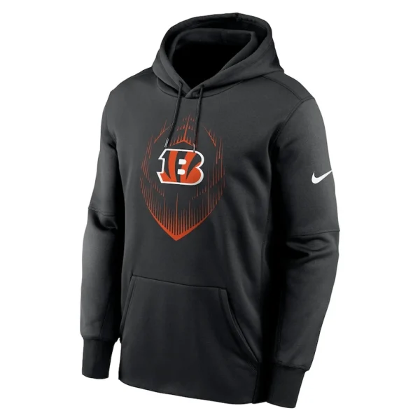 Cincinnati bengals nike icon performance pullover hoodie Black M