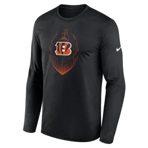 Cincinnati bengals nike legend icon long sleeve t shirt Black M