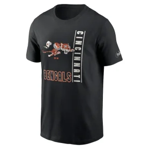 Cincinnati bengals nike lockup essential t shirt Black M