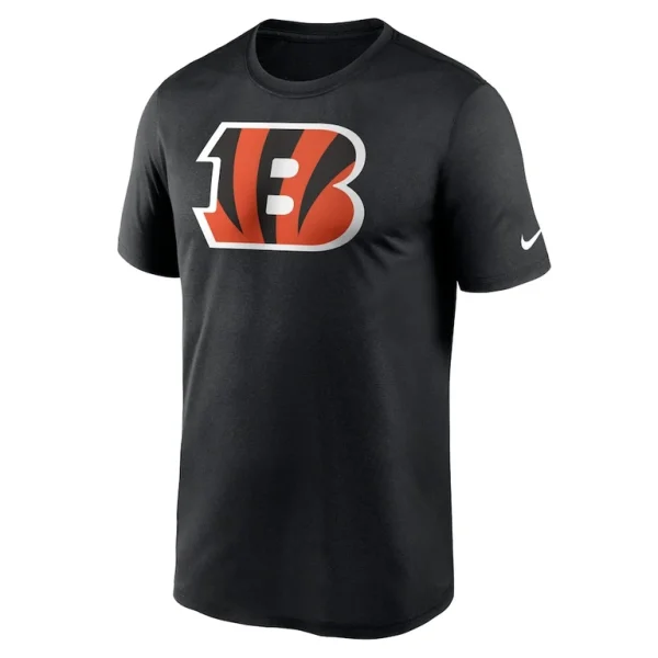 Cincinnati bengals nike logo essential legend team performance t shirt Black M