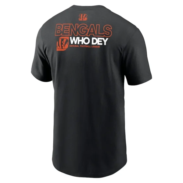 Cincinnati bengals nike outline t shirt Black L