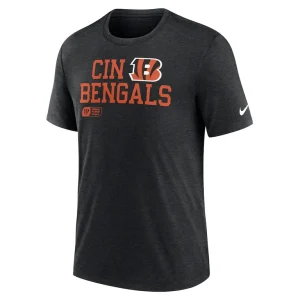 Cincinnati bengals nike overlap lockup tri blend t shirt Black M
