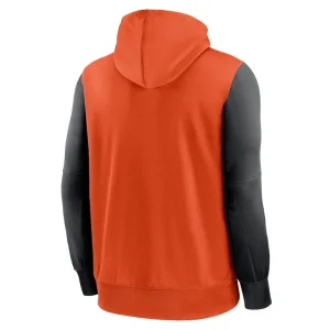 Cincinnati bengals nike performance full zip hoodie Orange L