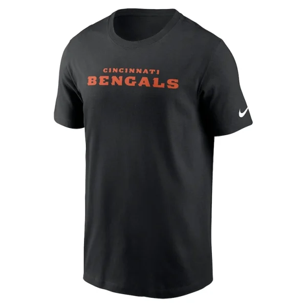 Cincinnati bengals nike primetime wordmark essential t shirt Black M