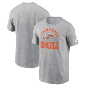 Cincinnati bengals nike rewind groove essential t shirt Heather gray