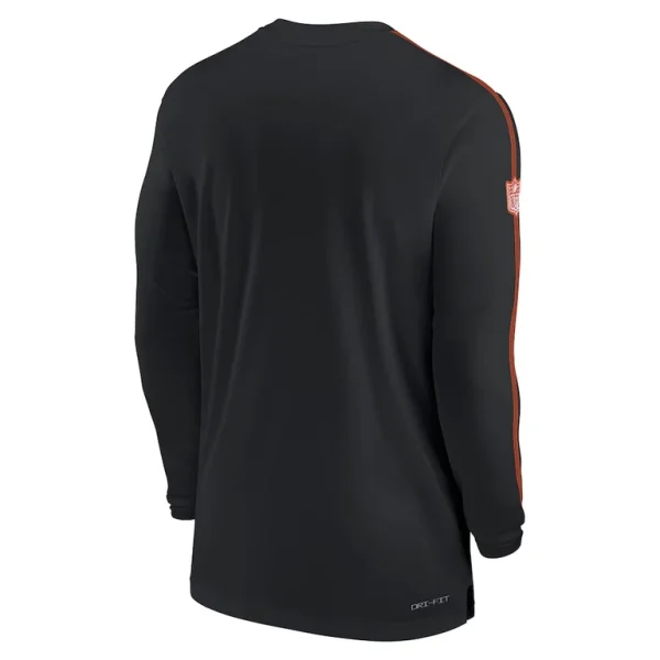 Cincinnati bengals nike sideline coach uv performance long sleeve t shirt Black L