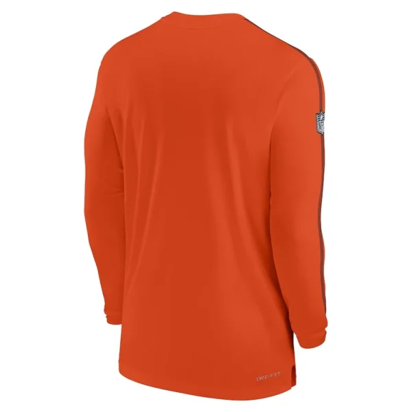 Cincinnati bengals nike sideline coach uv performance long sleeve t shirt Orange L