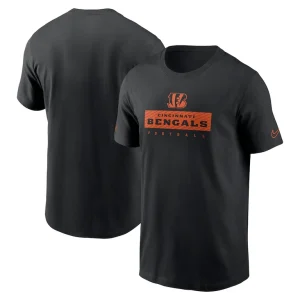 Cincinnati bengals nike sideline performance t shirt Black