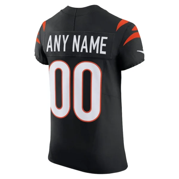 Cincinnati bengals nike team vapor f.u.s.e. elite custom jersey Black 48
