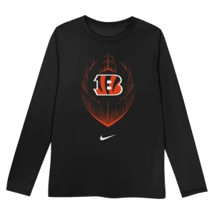 Cincinnati bengals nike toddler legend icon long sleeve t shirt Black 3T