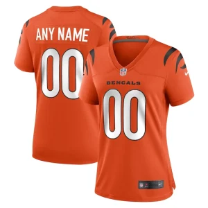 Cincinnati bengals nike womens alternate game custom jersey Orange