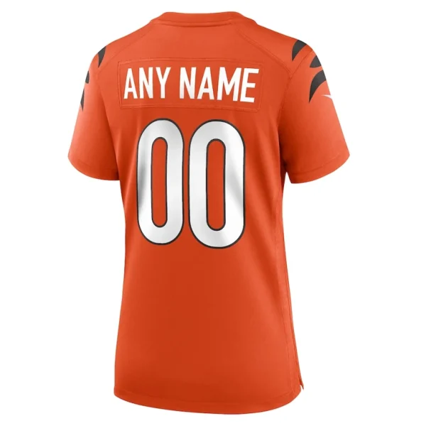 Cincinnati bengals nike womens alternate game custom jersey Orange L