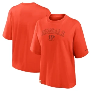 Cincinnati bengals nike womens arch boxy t shirt Orange