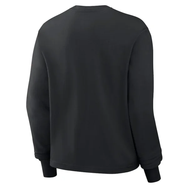 Cincinnati bengals nike womens boxy long sleeve t shirt Black M