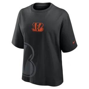 Cincinnati bengals nike womens boxy t shirt Black S
