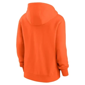 Cincinnati bengals nike womens club fleece pullover hoodie Orange M