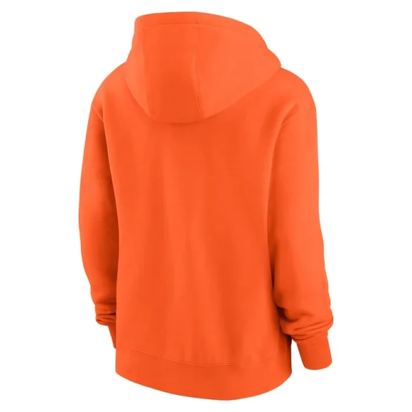 Cincinnati bengals nike womens club fleece pullover hoodie Orange M