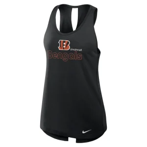 Cincinnati bengals nike womens crossback performance tank top Black S
