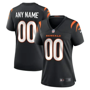 Cincinnati bengals nike womens game custom jersey Black