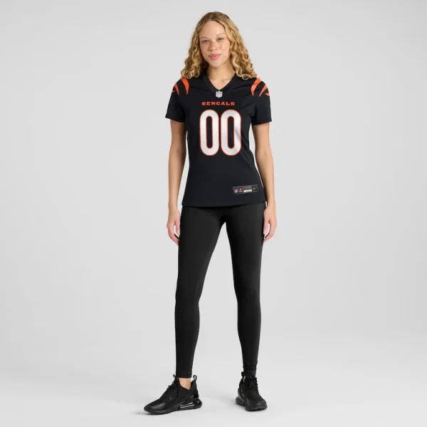Cincinnati bengals nike womens game custom jersey Black XL