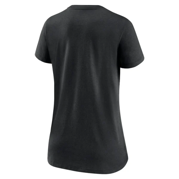 Cincinnati bengals nike womens lock up tri blend v neck t shirt Heathered black M
