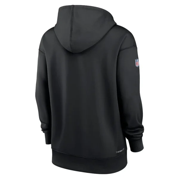 Cincinnati bengals nike womens nfl crucial catch therma performance pullover hoodie Black M
