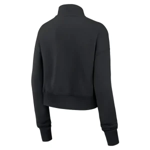 Cincinnati bengals nike womens rewind phoenix half zip sweatshirt Black M