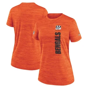 Cincinnati bengals nike womens sideline velocity performance t shirt Orange