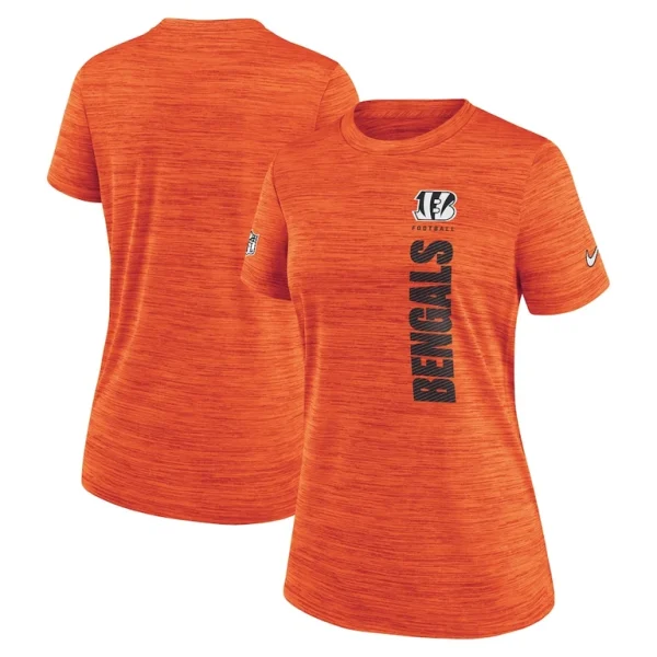 Cincinnati bengals nike womens sideline velocity performance t shirt Orange