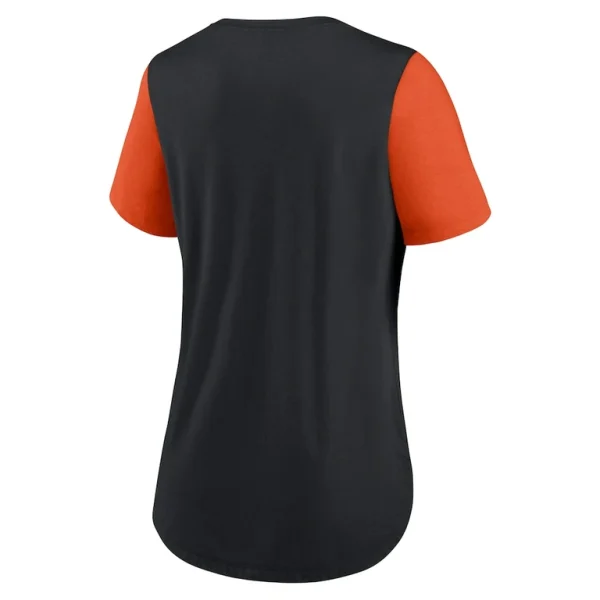 Cincinnati bengals nike womens team nod tri blend fashion t shirt Black M
