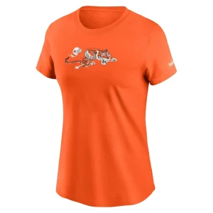 Cincinnati bengals nike womens throwback primary logo t shirt Orange S