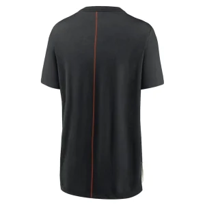 Cincinnati bengals nike womens wordmark tri blend t shirt Creamblack M