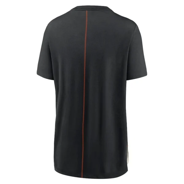 Cincinnati bengals nike womens wordmark tri blend t shirt Creamblack M