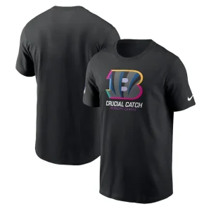 Cincinnati bengals nike youth 2024 nfl crucial catch t shirt Black