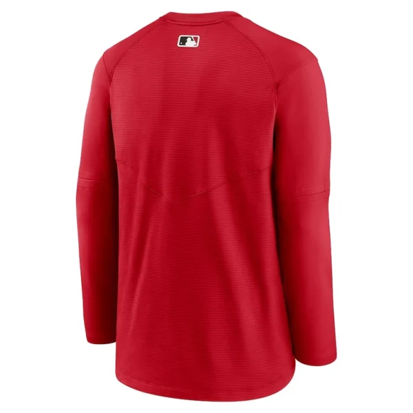 Cincinnati reds nike authentic collection logo performance long sleeve t shirt Red L