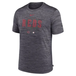 Cincinnati reds nike authentic collection velocity performance practice t shirt Heather charcoal M