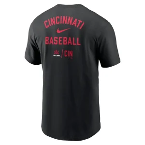 Cincinnati reds nike city connect double t shirt Black L