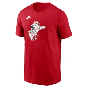 Cincinnati reds nike cooperstown collection team logo t shirt Red M